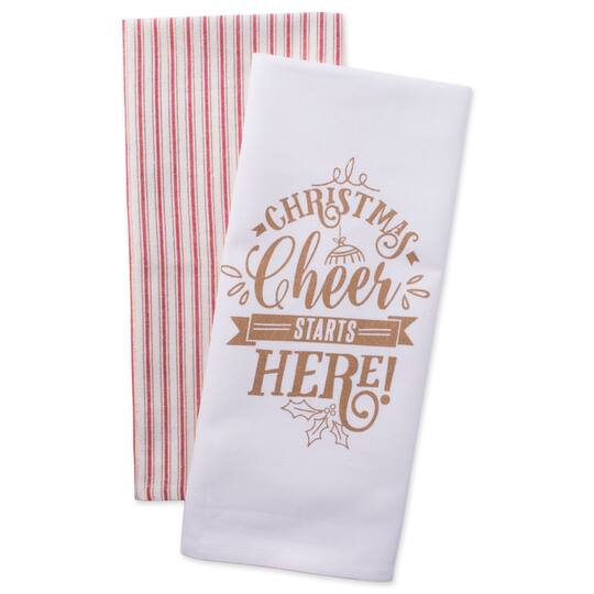 DII® Assorted Christmas Cheer Dishtowel Set